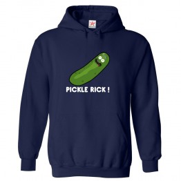 Pickle Rick Classic Unisex Kids and Adults Pullover Hooded Sweatshirt For Animated Movie Fans									 									 									